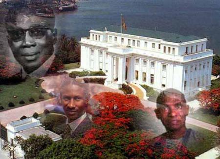 les trois premiers presidents du senegal.